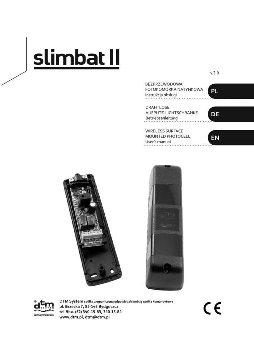DTM System SLIMBAT II user manual
