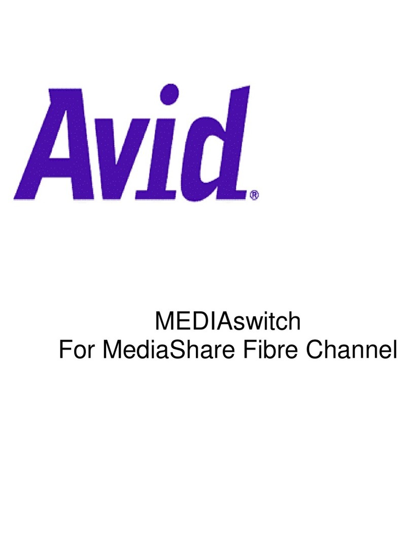 Avid Technology MEDIAswitch User manual