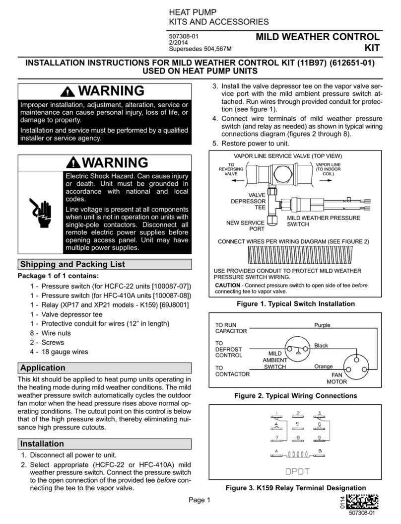 Lennox 11B97 installation instructions