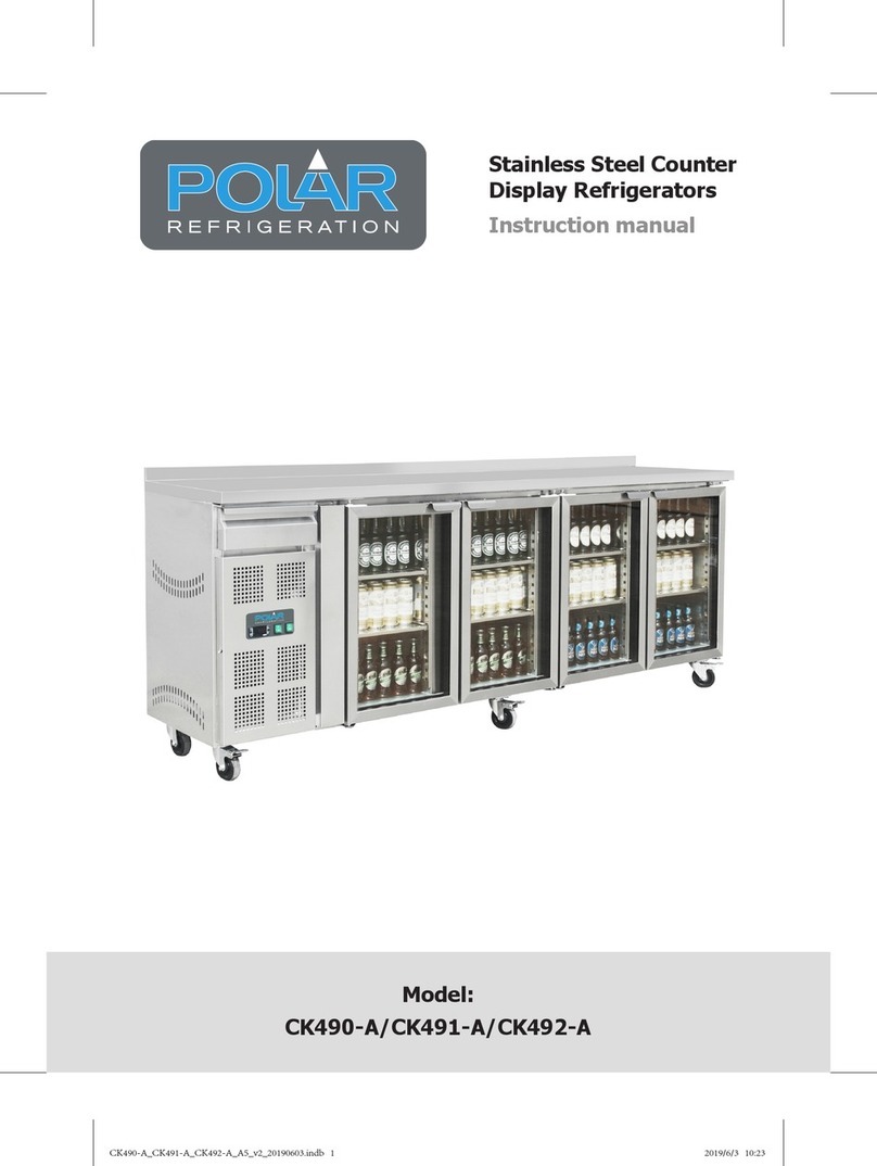 Polar Refrigeration CK490-A User manual Polar Refrigeration CK490-A User manual