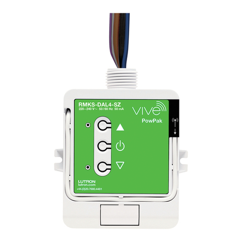Lutron Electronics PowPak RMKS-DAL4-SZ User manual