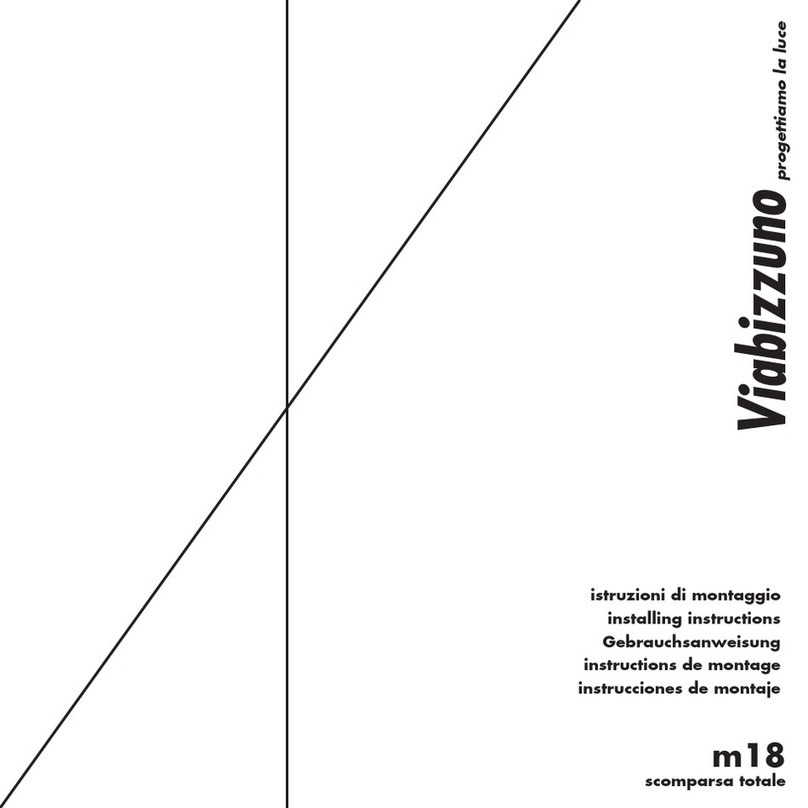 Viabizzuno m18 Installing instructions