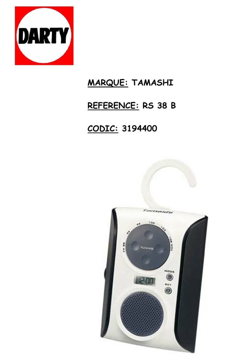 TAMASHI RS38B instruction manual