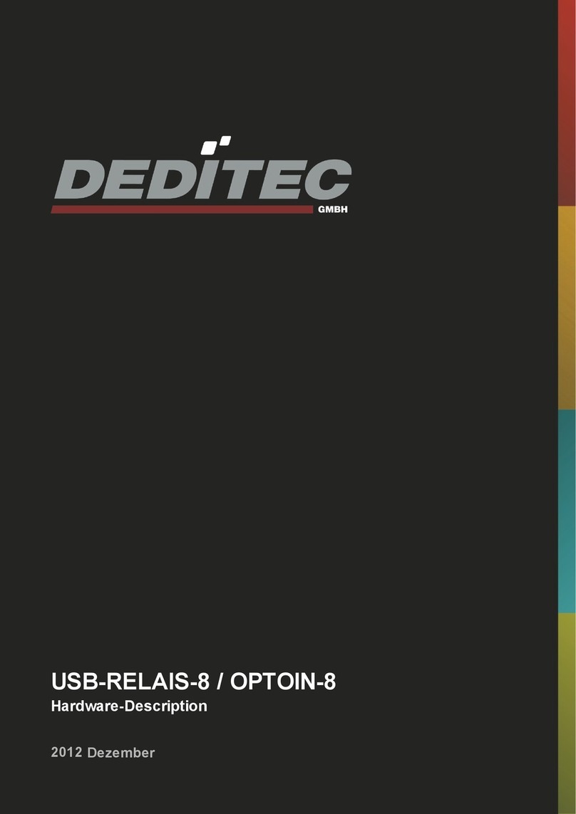 Deditec USB-RELAIS-8 Hardware description