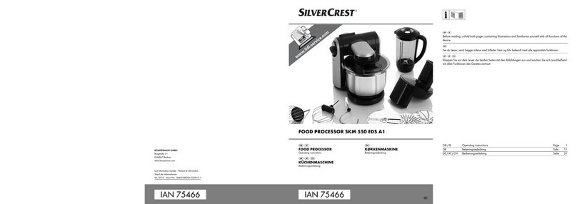 Silvercrest SKM 550 EDS A1 User manual