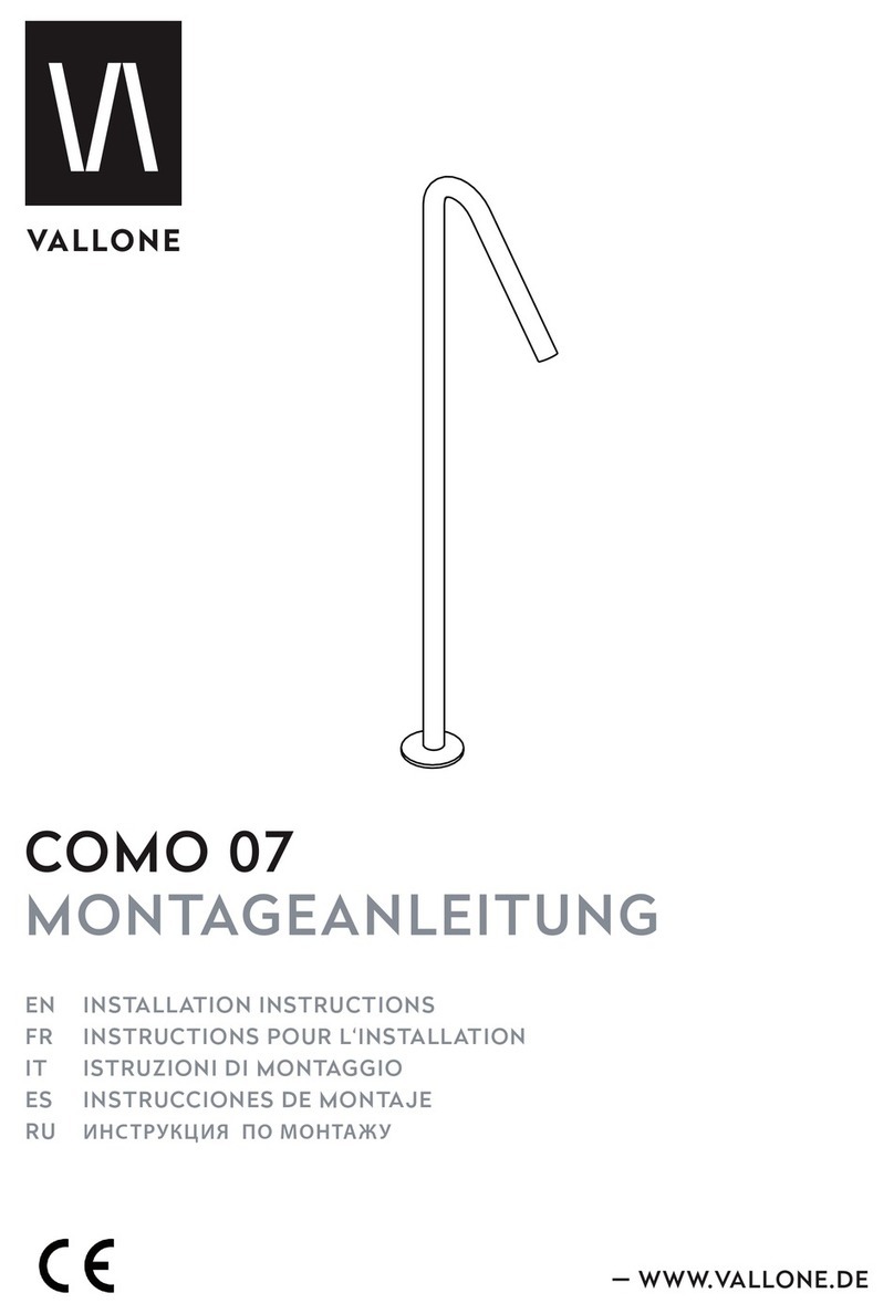 Vallone COMO 07 installation instructions