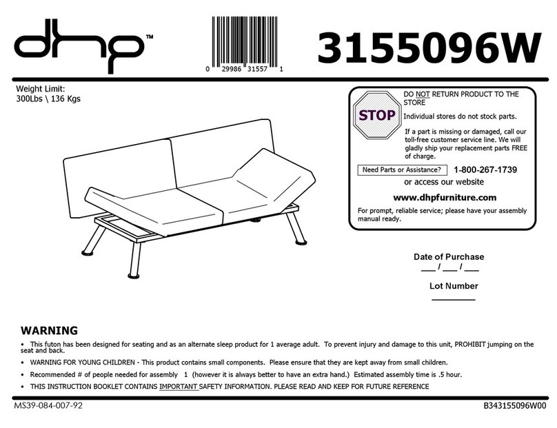 DHP 3155096W User manual