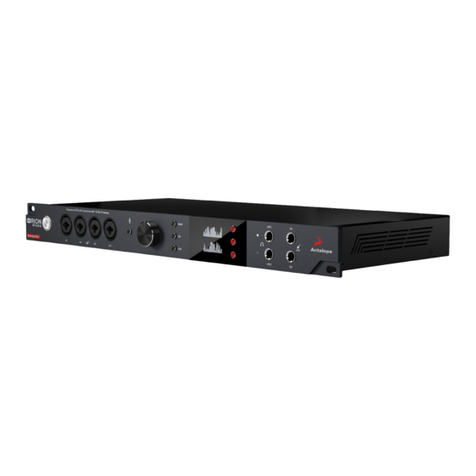 Antelope ORION STUDIO Synergy Core User manual