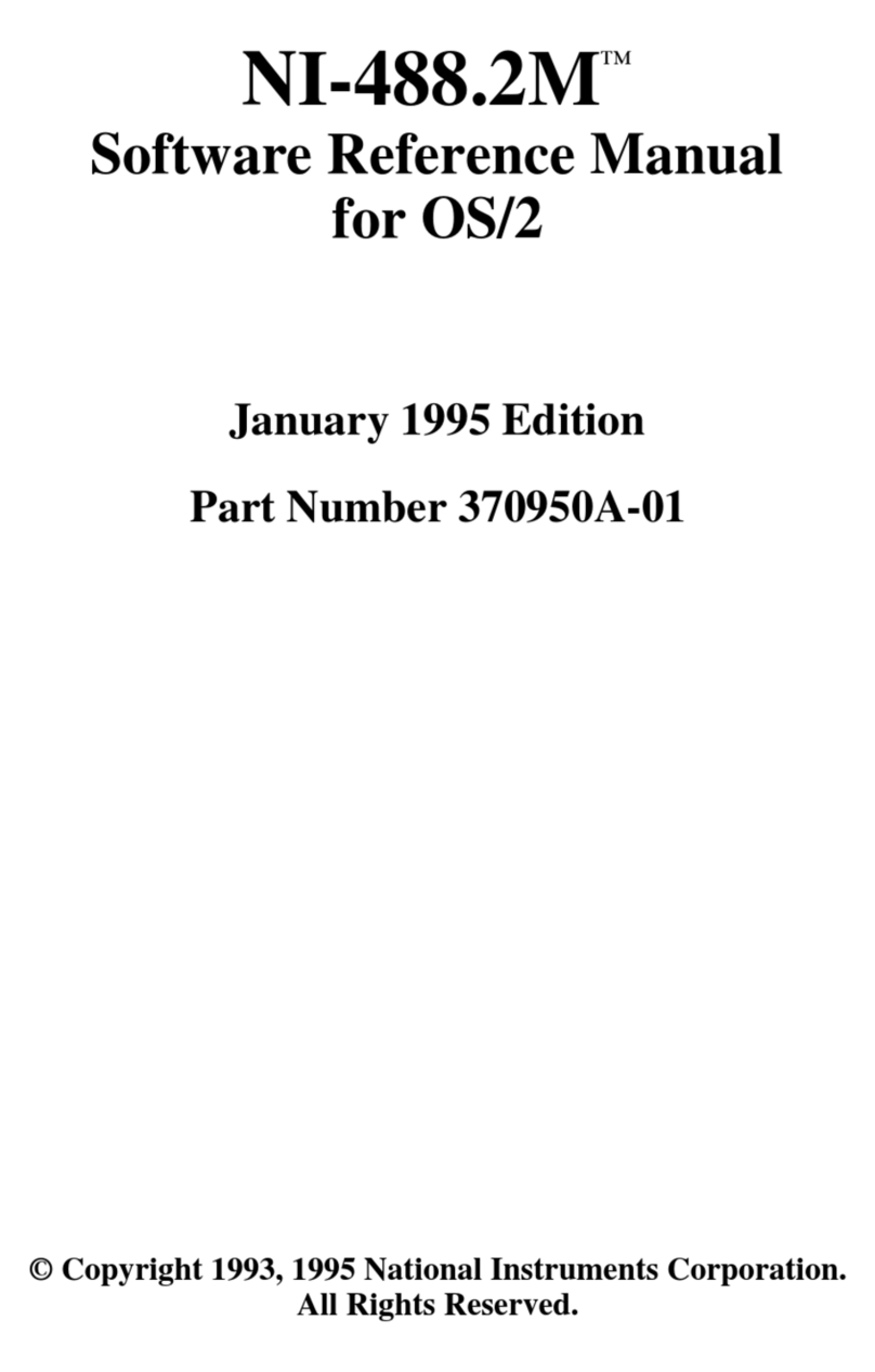 National Instruments NI-488.2M User manual