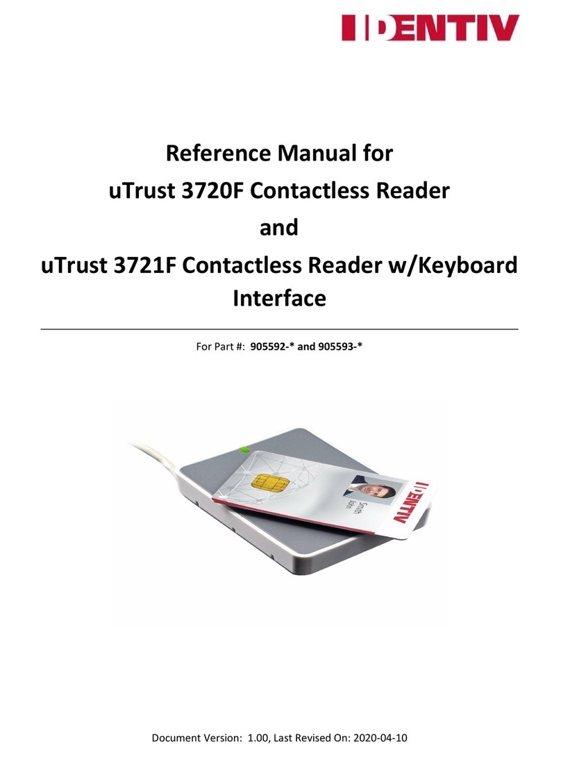 Identiv uTrust 3720F Reference manual