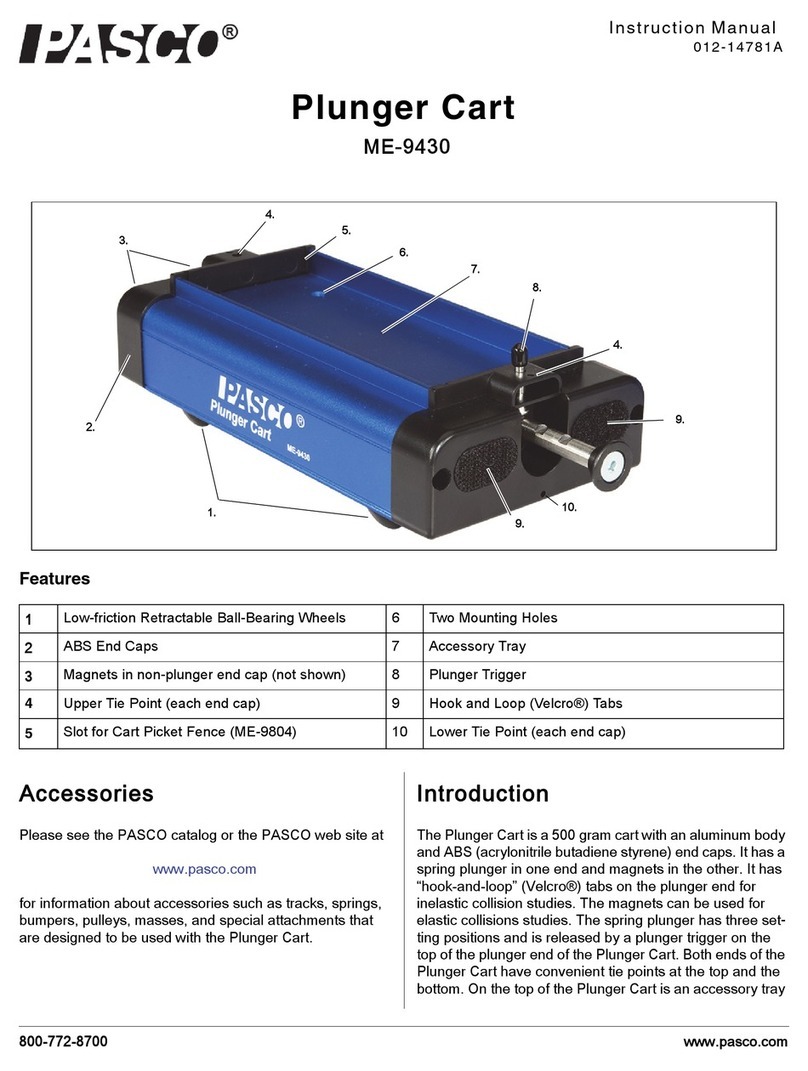 PASCO ME-9430 User manual