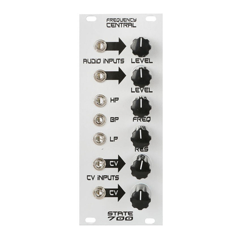 Frequency Central State 700 Manual Frequency Central State 700 Manual