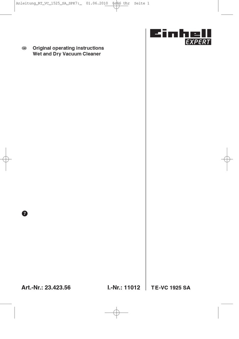 EINHELL Expert TE-VC 1925 SA User manual