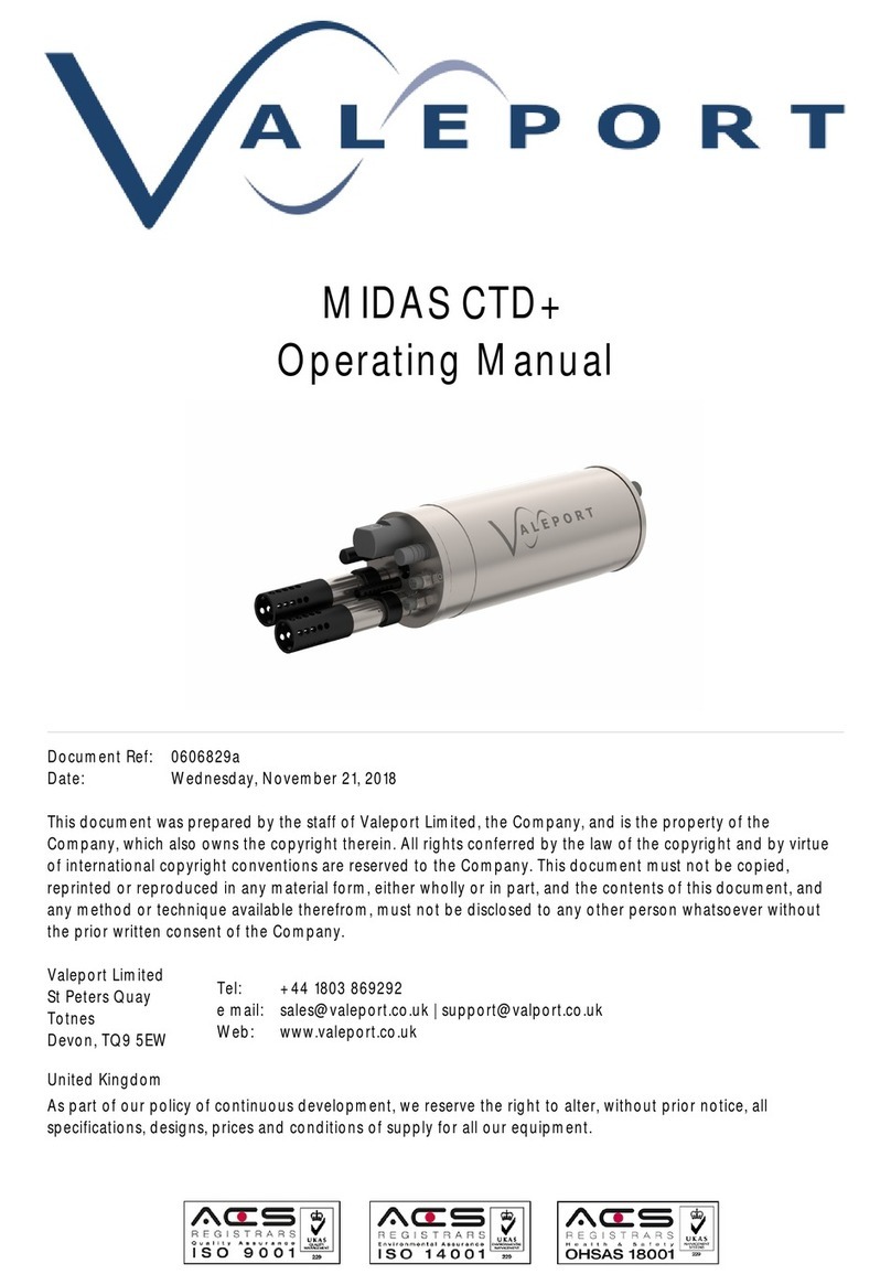 Valeport MIDAS CTD+ User manual