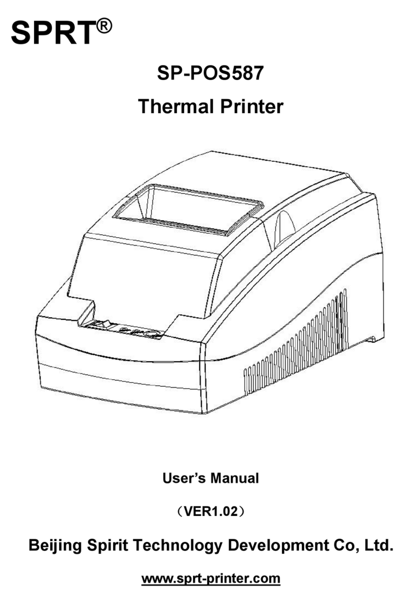 SPRT SP-POS587 User manual