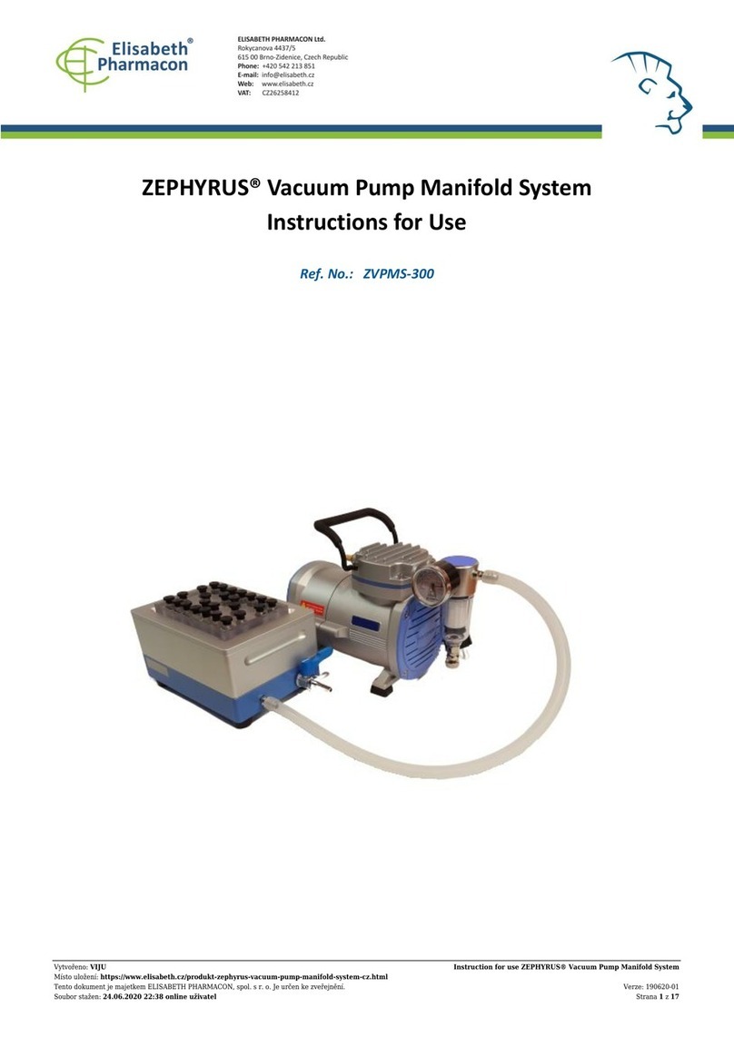 Elisabeth Pharmacon ZEPHYRUS ZVPMS-300 Instructions for use