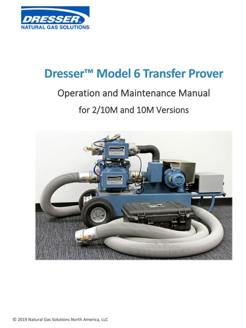 Dresser Transfer Prover 6 Series Operation and maintenance manual
