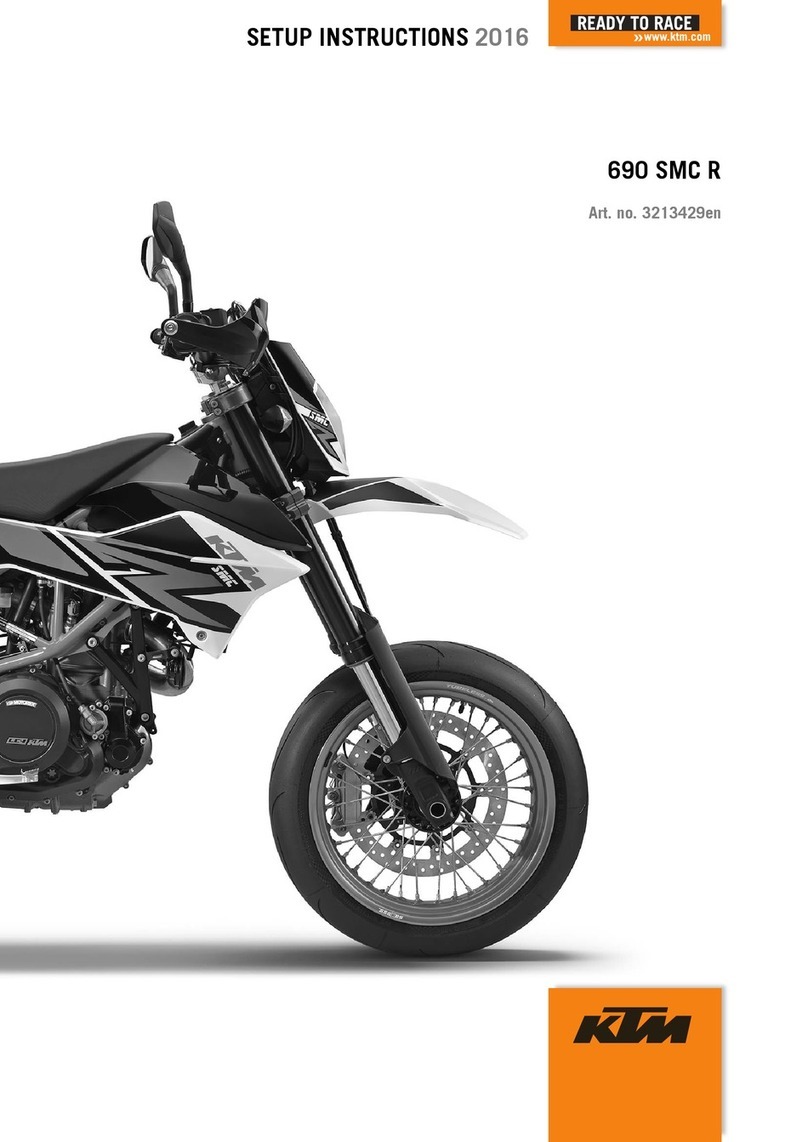 KTM 690 SMC R 2016 Series Setup instructions