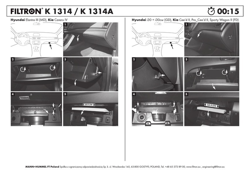 FILTRON K 1314 User manual