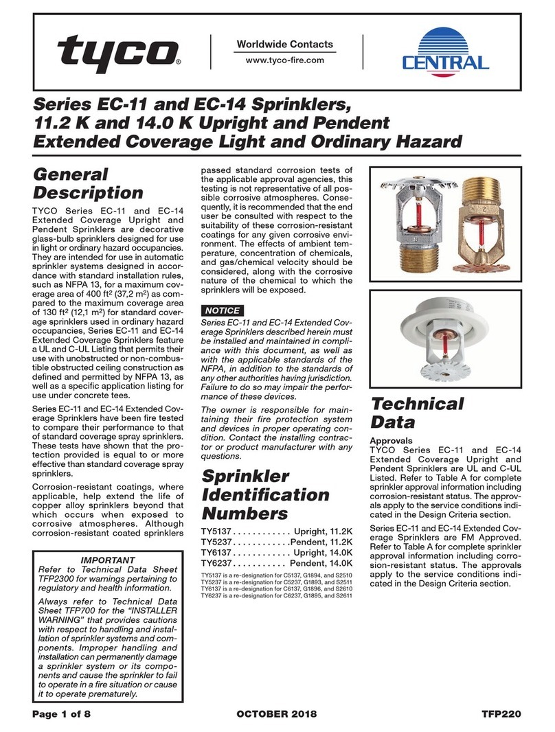 Tyco EC-11 Series quick guide Tyco EC-11 Series quick guide