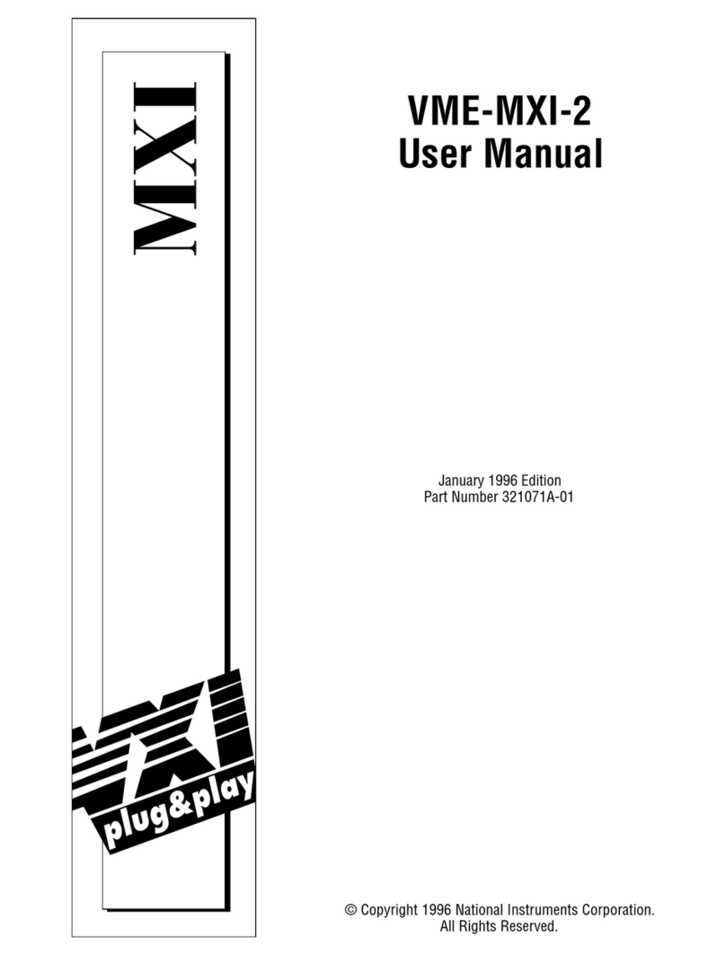 NI VME-MXI-2 user manual