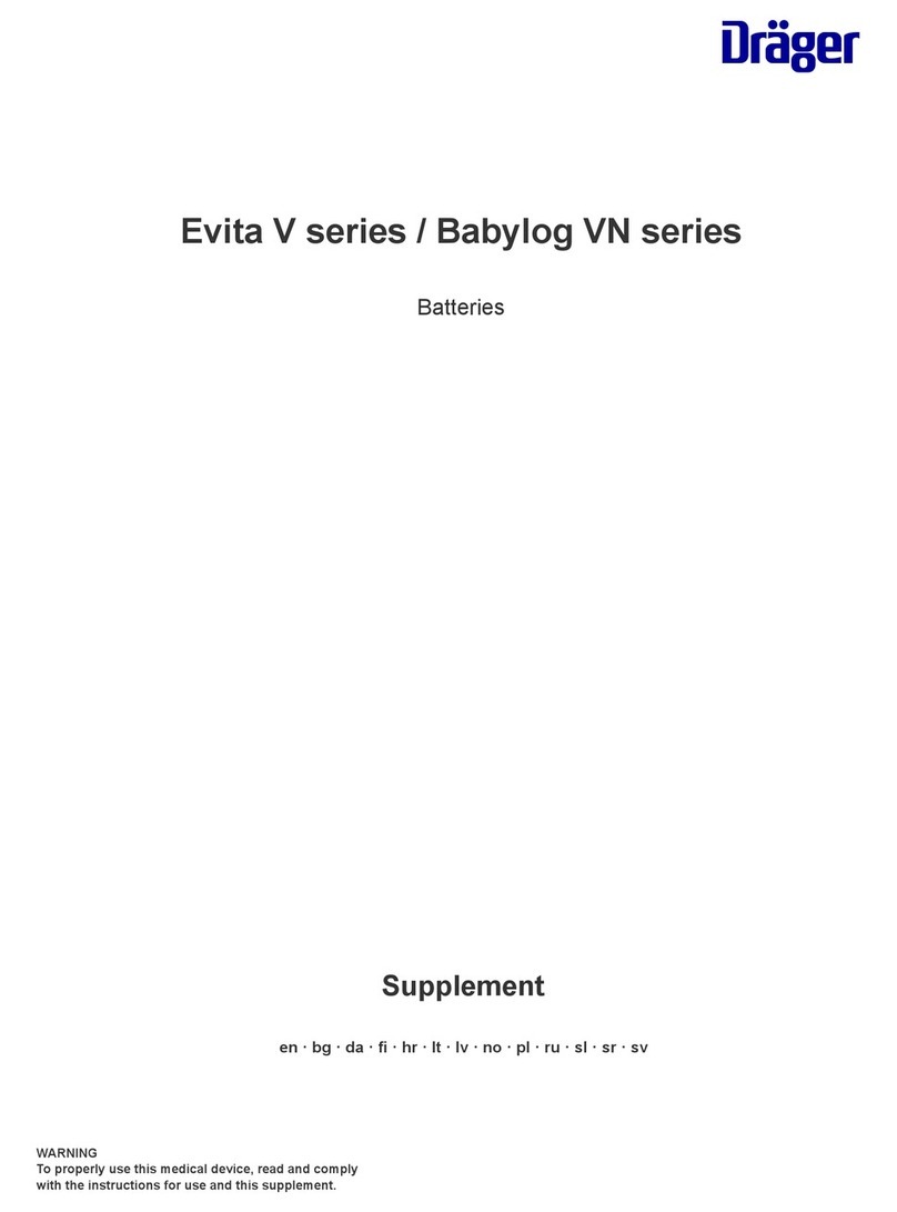 Dräger Evita V Series User manual