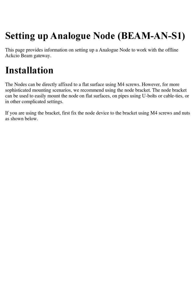 Ackcio BEAM-AN-S1 manual