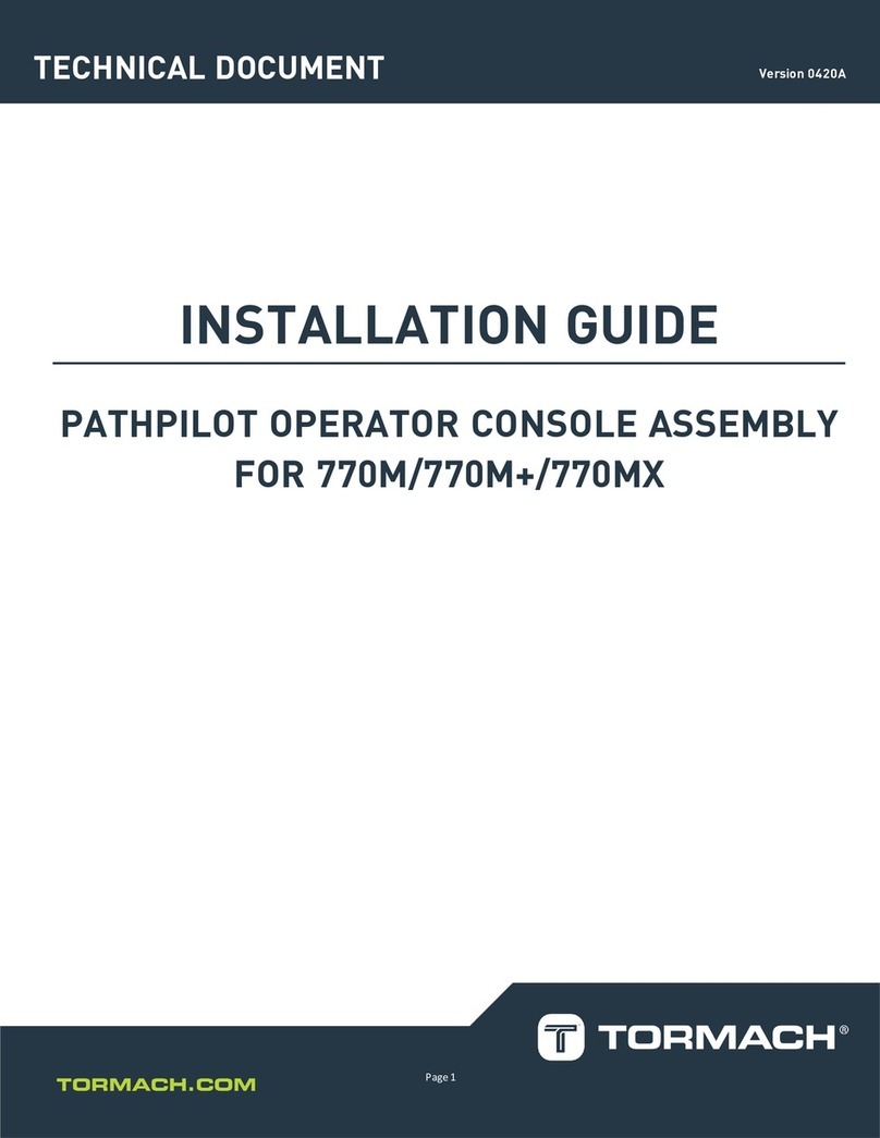 Tormach PATHPILOT OPERATOR CONSOLE installation guide