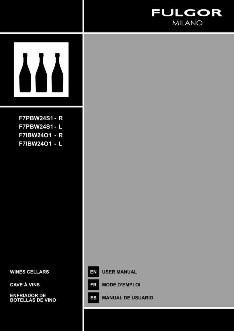 Fulgor Milano F7PBW24S1-R user manual