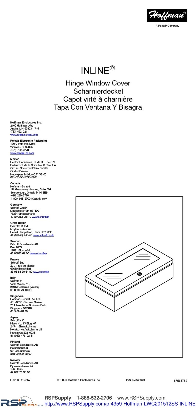 Pentair Hoffman INLINE quick start guide