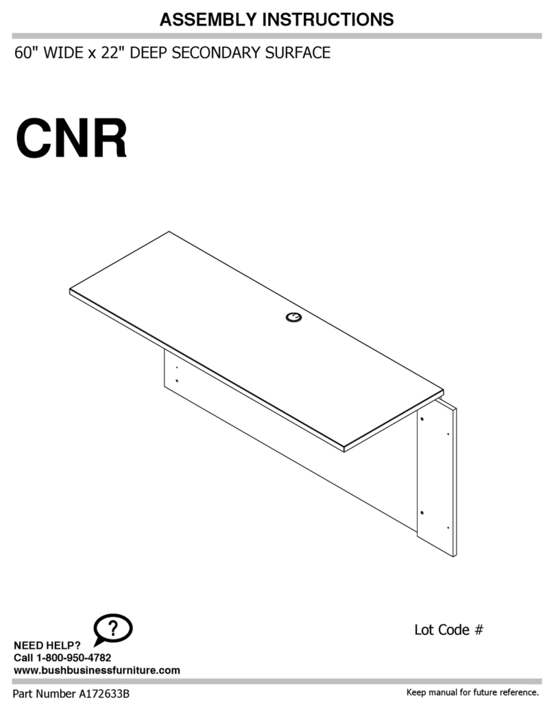 Bush Business Furniture CNR Assembly instructions