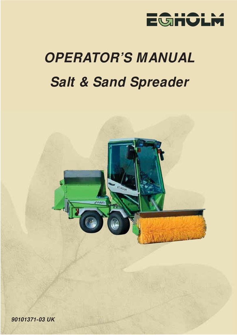 Egholm 2001 Operator's manual