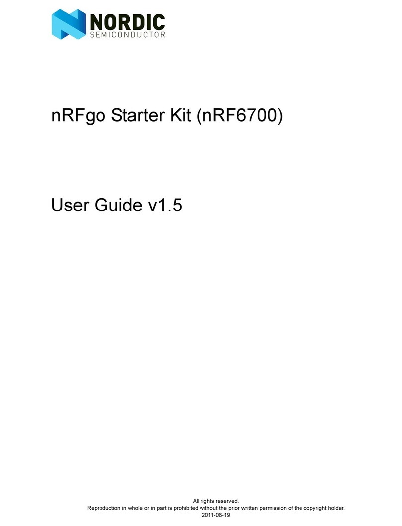 Nordic Semiconductor nRFgo User manual