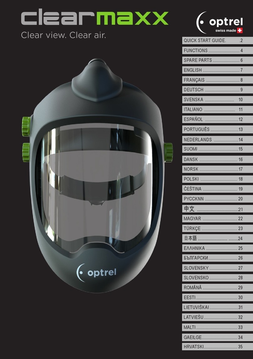 optrel clearmaxx PAPR User manual