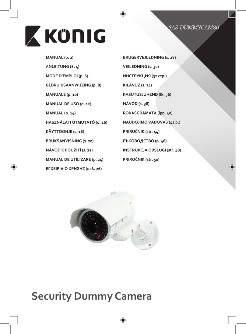 König SAS-DUMMYCAM80 User manual