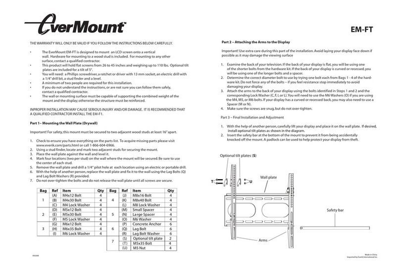 OVERMOUNT EM-FT instructions