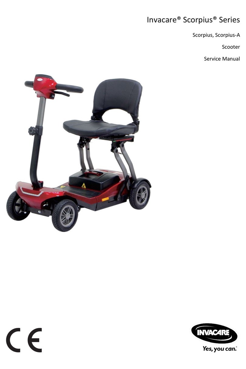 Invacare Scorpius Series User manual