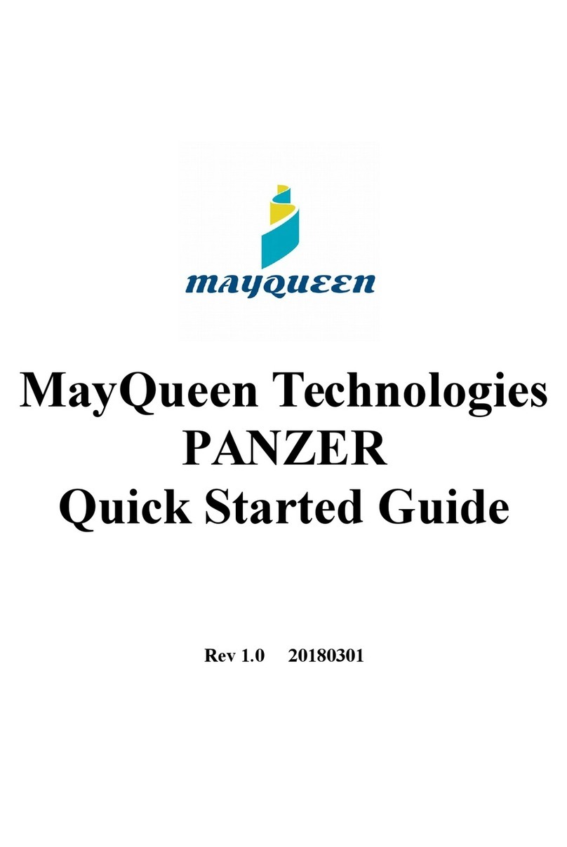 MayQueen Technologies PANZER Quick Started Guide