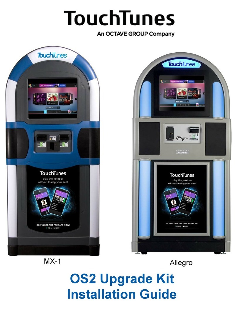 Octave TouchTunes MX-1 installation guide