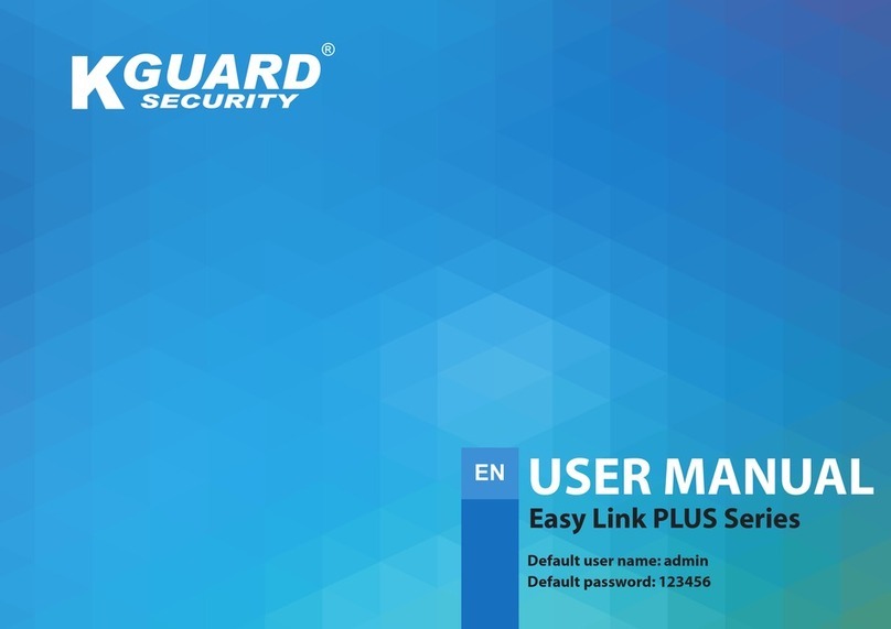 KGuard Security Easy Link PLUS Series user manual