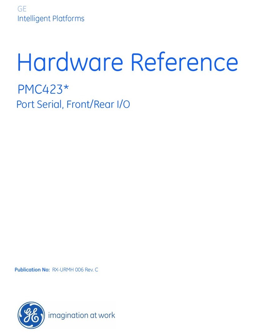 GE PMC423 Series Hardware reference GE PMC423 Series Hardware reference