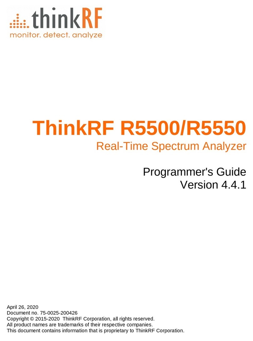ThinkRF R5500 Manual