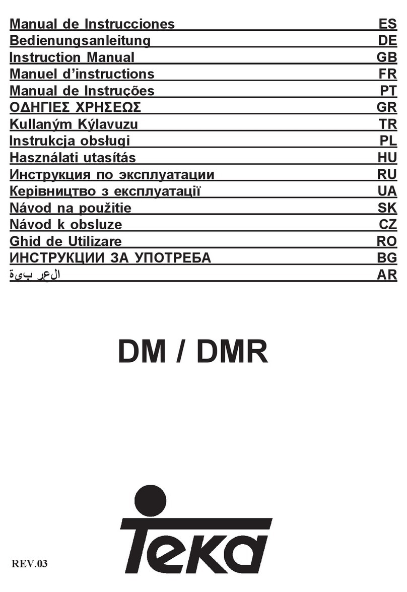 Teka DM Series instruction manual
