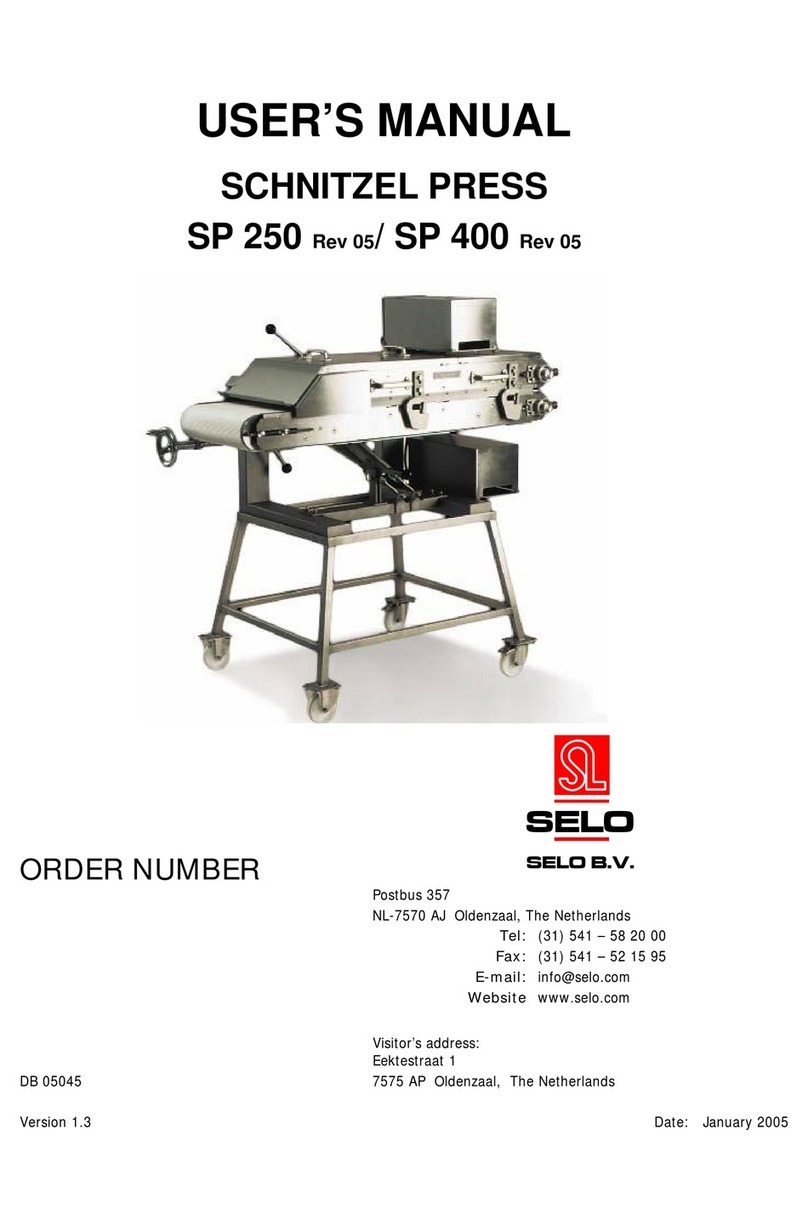 SELO SP 250 user manual