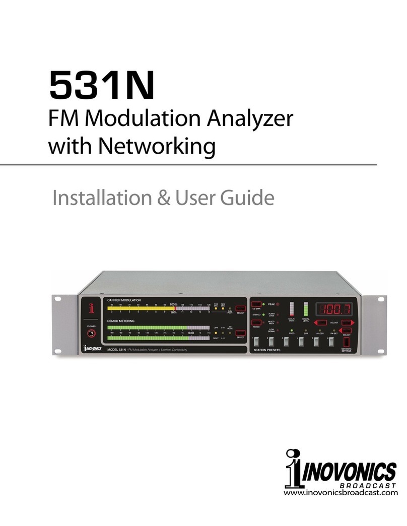 Inovonics 531N Operation manual