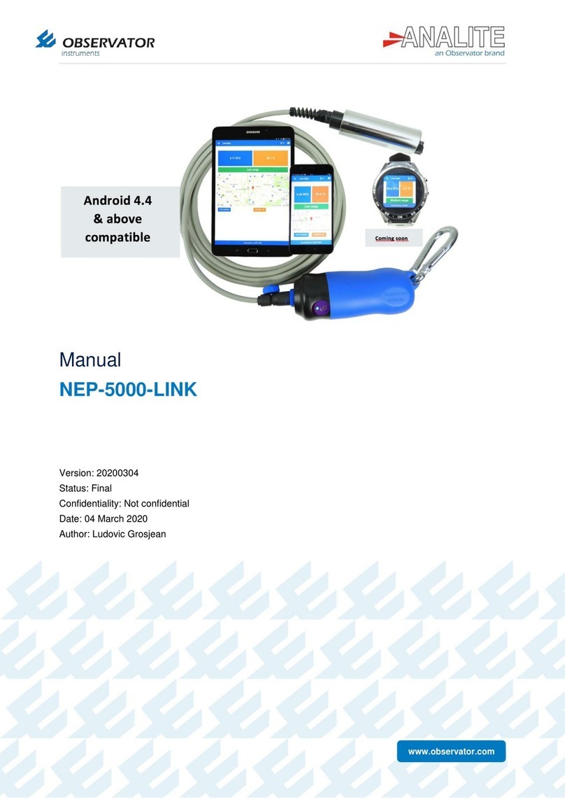 Observator Instruments ANALITE NEP-5000-LINK manual