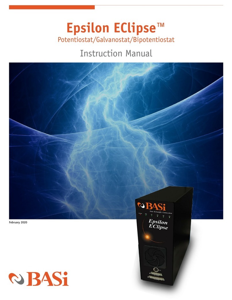 BASI Epsilon EClipse instruction manual BASI Epsilon EClipse instruction manual