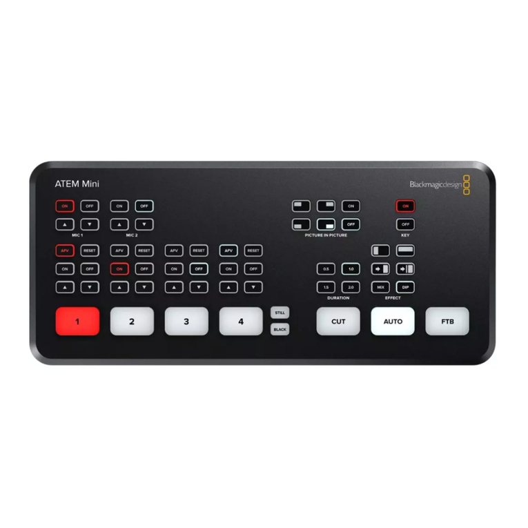 Blackmagicdesign ATEM Mini User manual