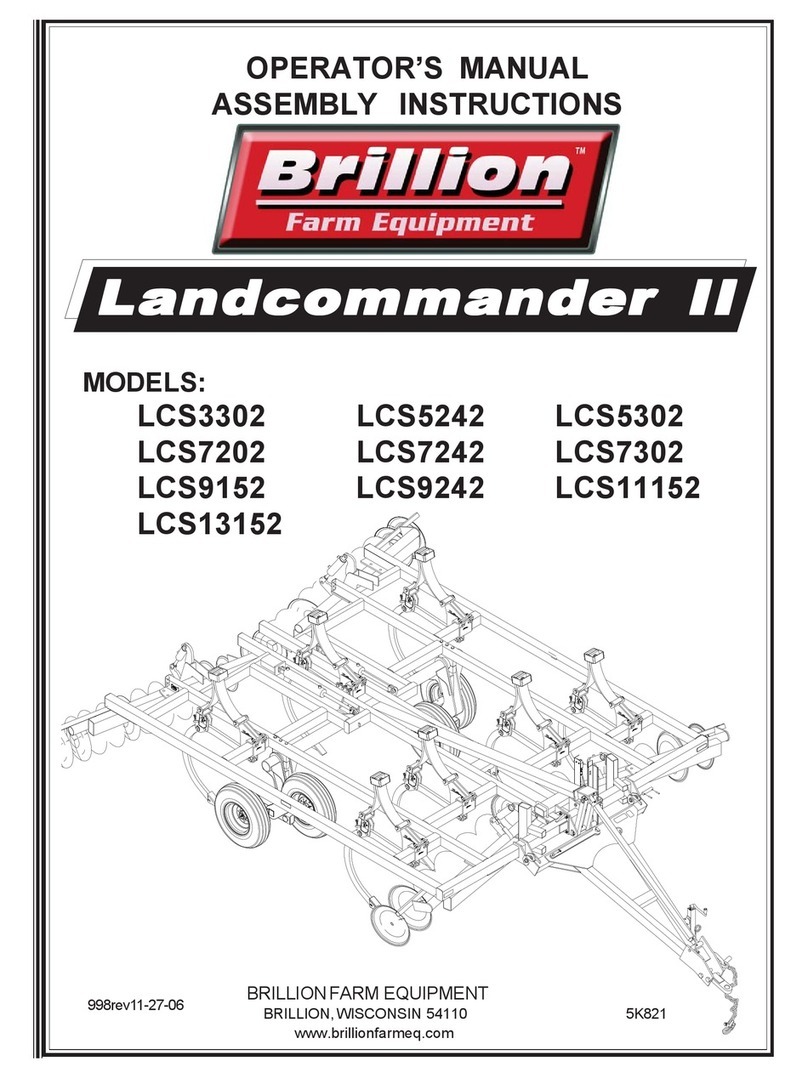 Brillion Landcommander II LCS3302 Operator's manual