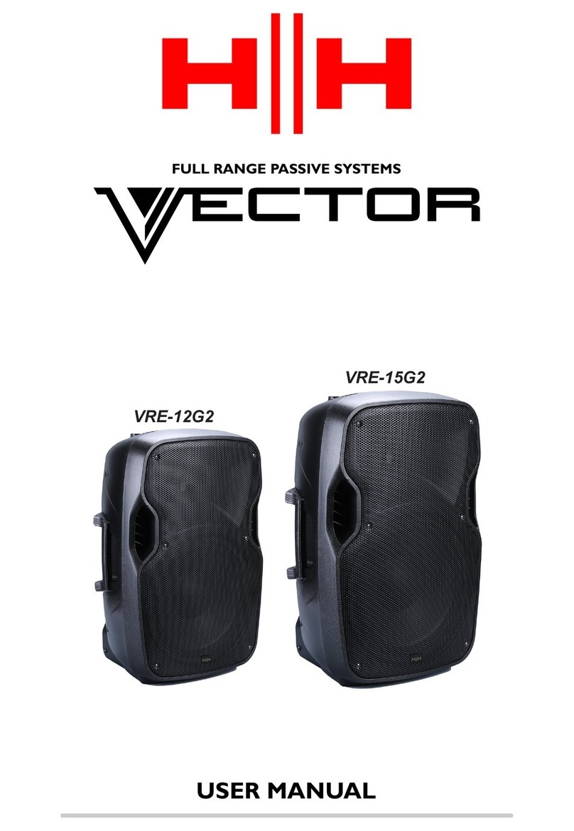 HH VECTOR VRE-12G2 user manual